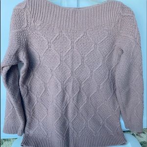 Mauve sweater from Ann Taylor Loft